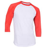 Cotton 3/4 Sleeve Jersey Style T-Shirt