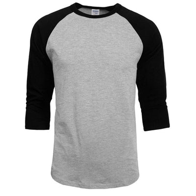 Cotton 3/4 Sleeve Jersey Style T-Shirt