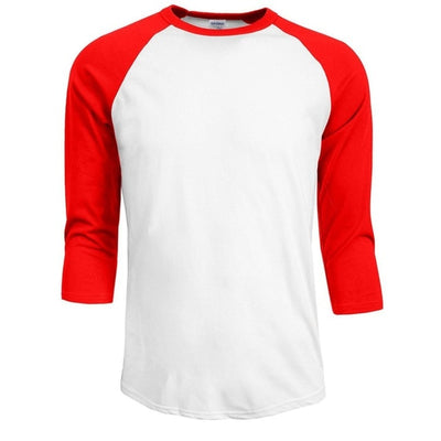 Cotton 3/4 Sleeve Jersey Style T-Shirt