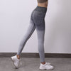 2 Pc Set Ombre Seamless Sports Bra + Yoga Pants