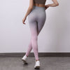 2 Pc Set Ombre Seamless Sports Bra + Yoga Pants