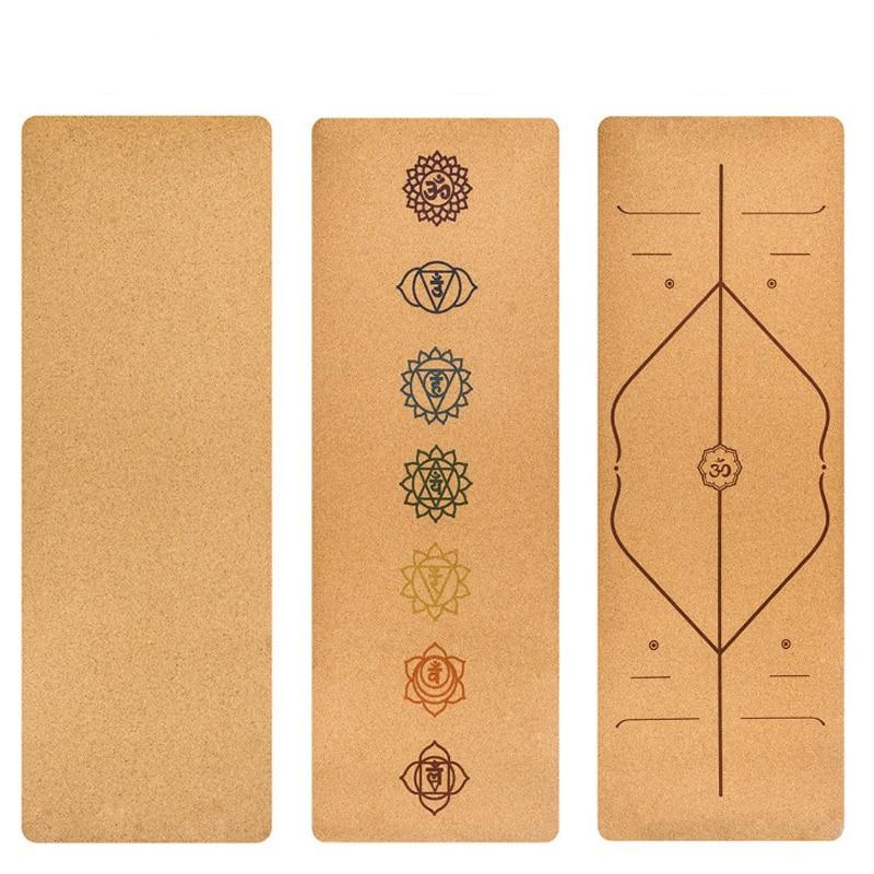 183X68cm Natural Cork Yoga Mat