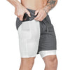 2 in 1 Integrated Compression Training Shorts