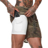 2 in 1 Integrated Compression Training Shorts