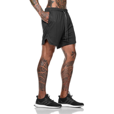 2 in 1 Integrated Compression Training Shorts